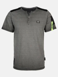 Herren Southern Territory Herren Henleyshirt mit Struktur