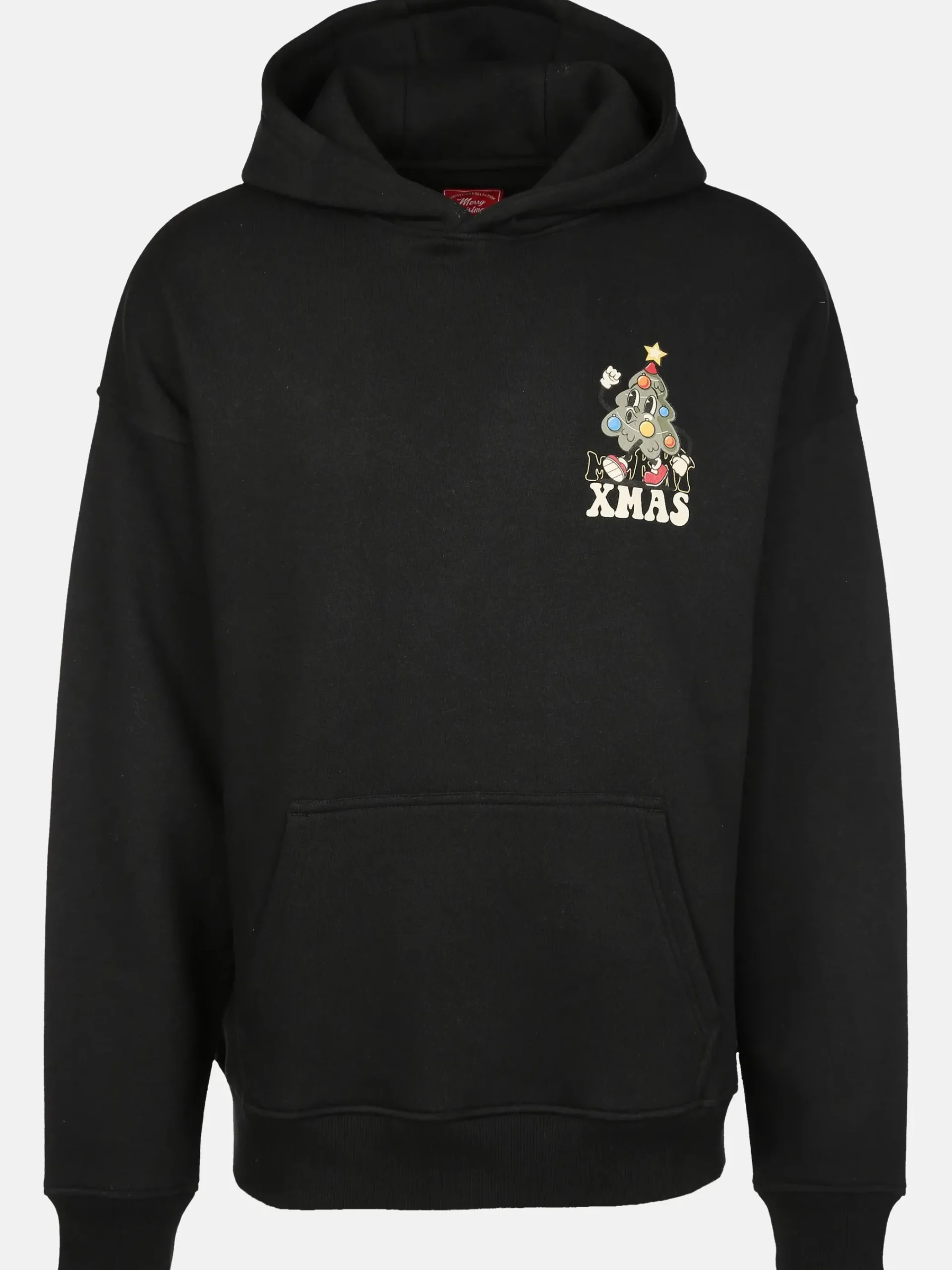 Herren Sublevel Herren Hoodie mit Weihnachtsmotiv