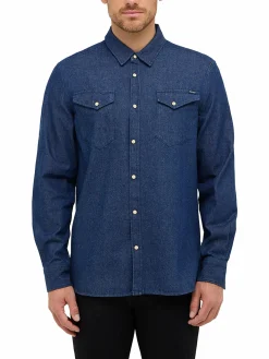 Herren Mustang Herren Jeanshemd