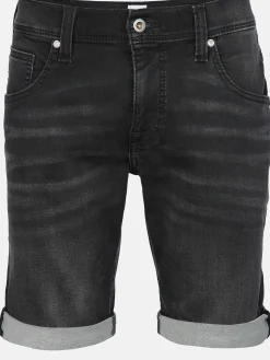 Herren Mustang Herren Jeansshorts in dunkler Waschung