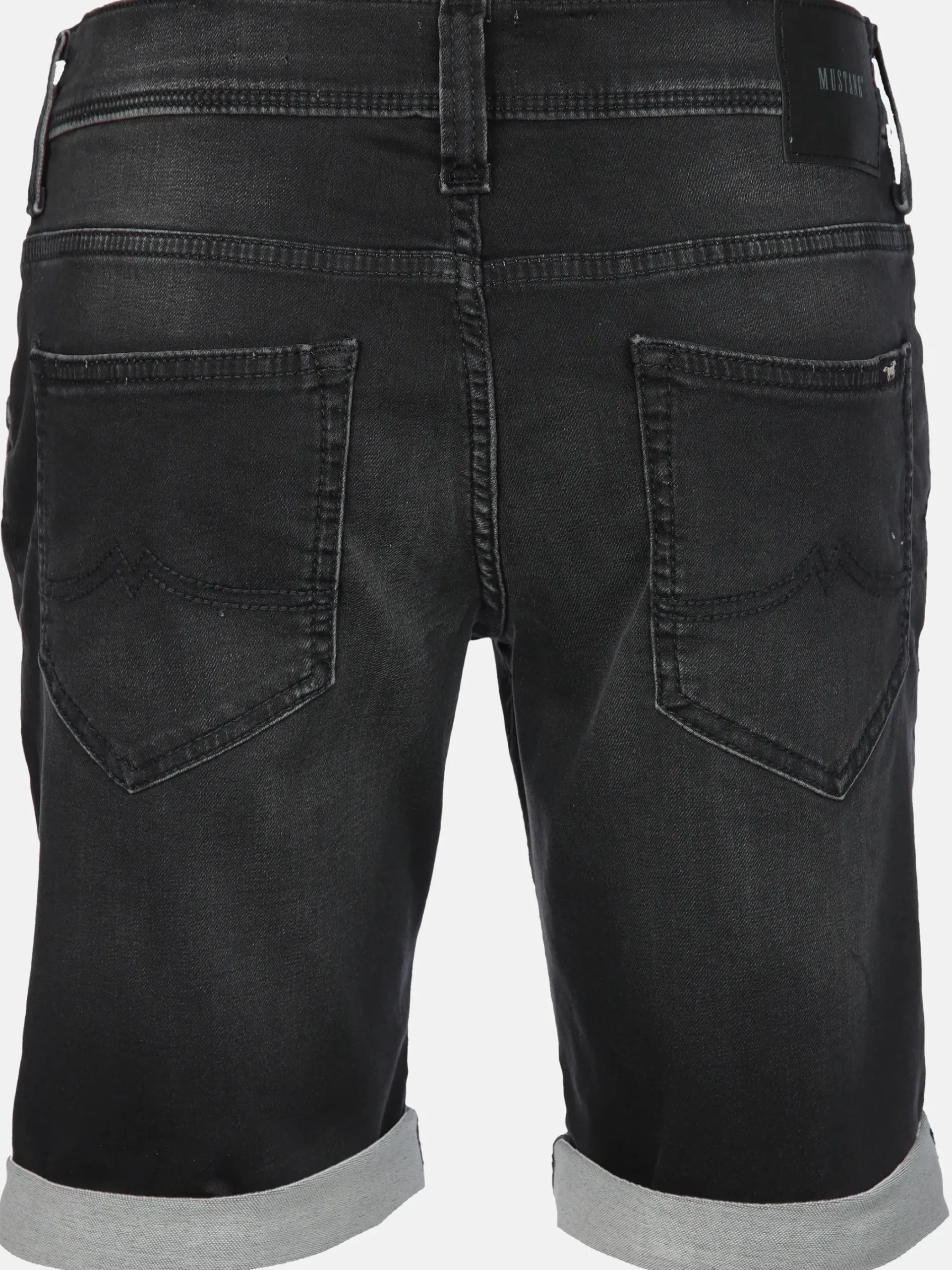 Herren Mustang Herren Jeansshorts in dunkler Waschung