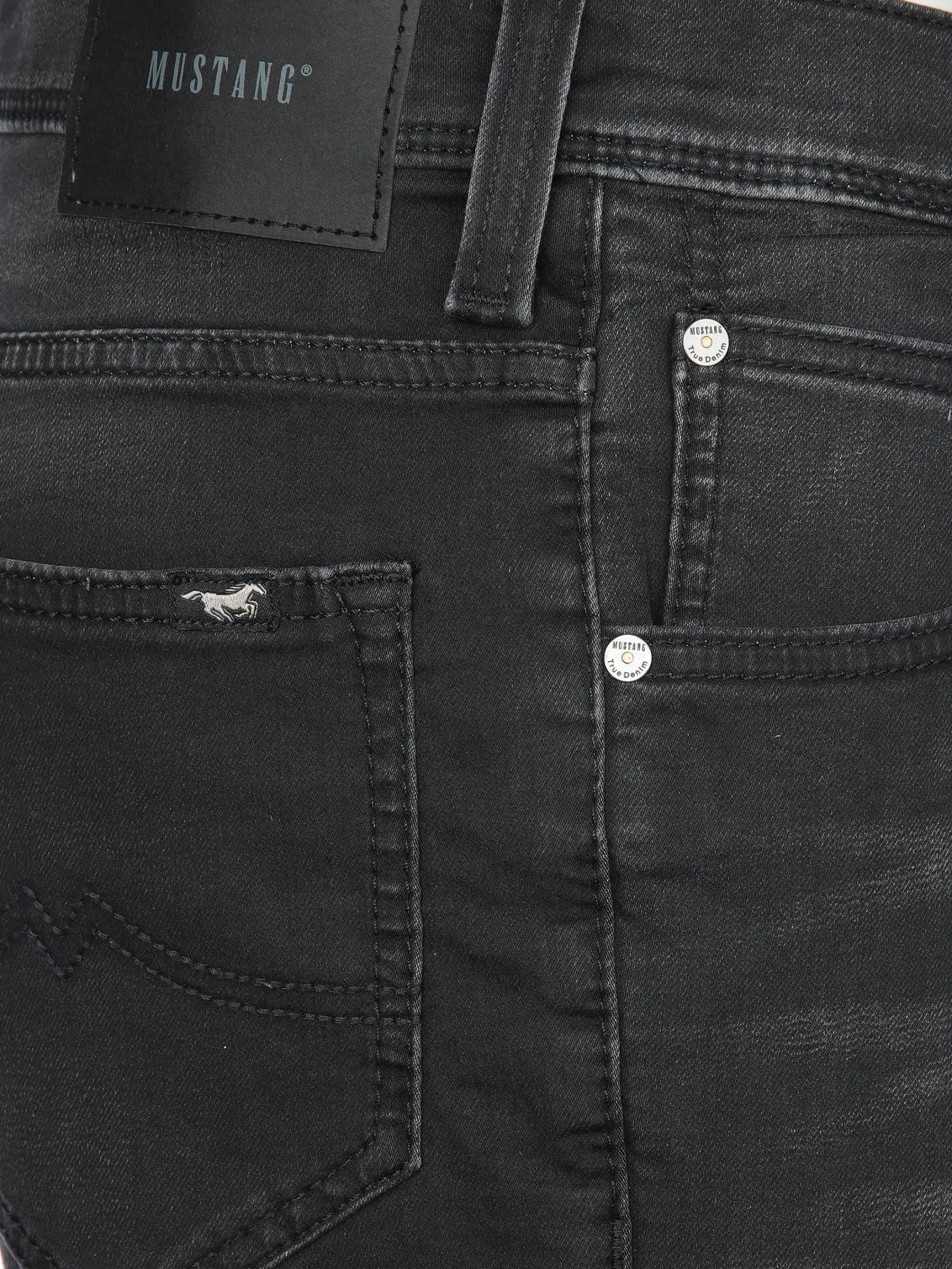 Herren Mustang Herren Jeansshorts in dunkler Waschung