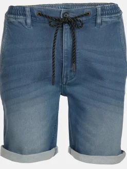 Herren Jim Spencer Herren Jeansshorts mit elastischem Bund