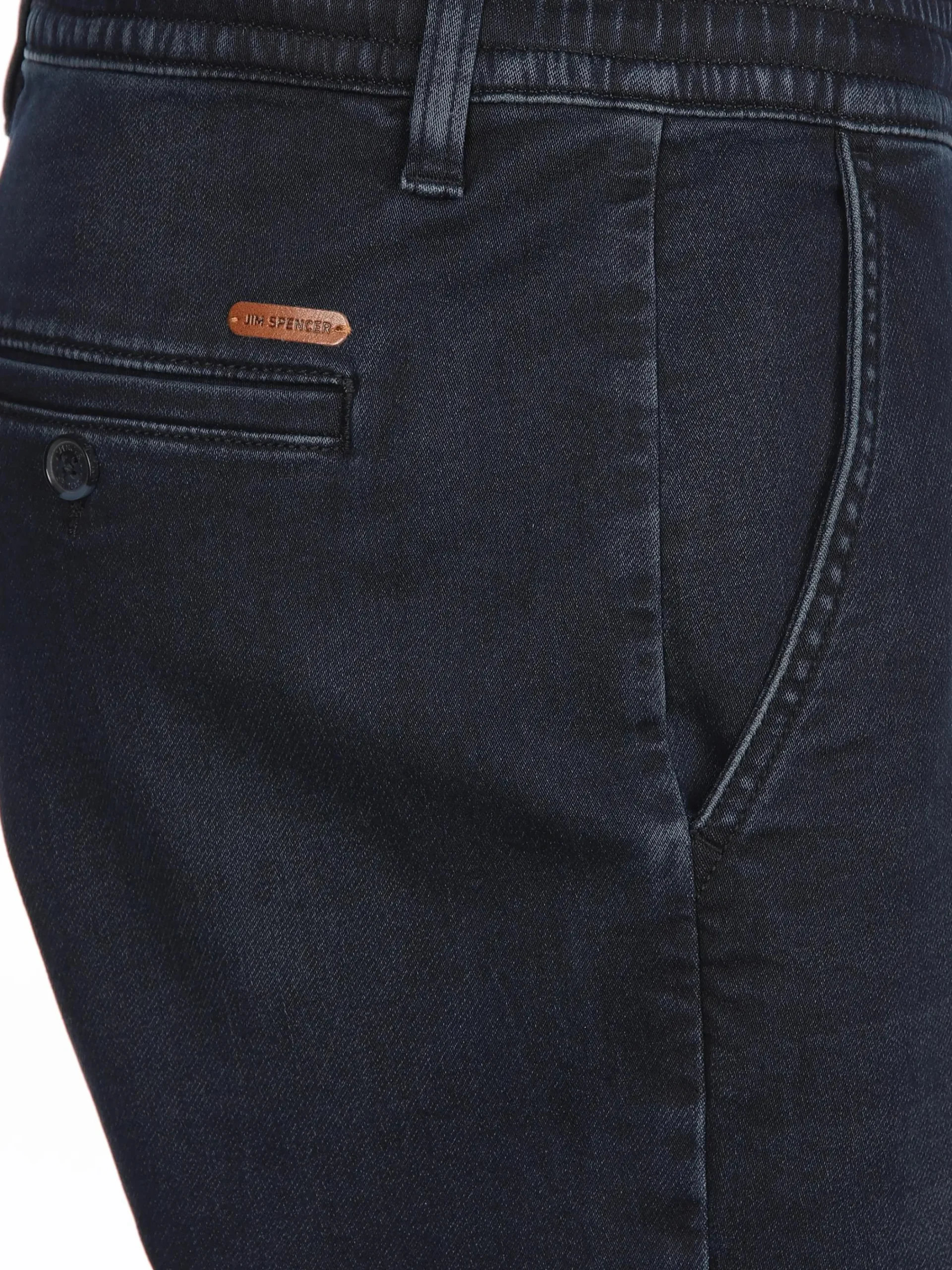 Herren Jim Spencer Herren Jeansshorts mit elastischem Bund