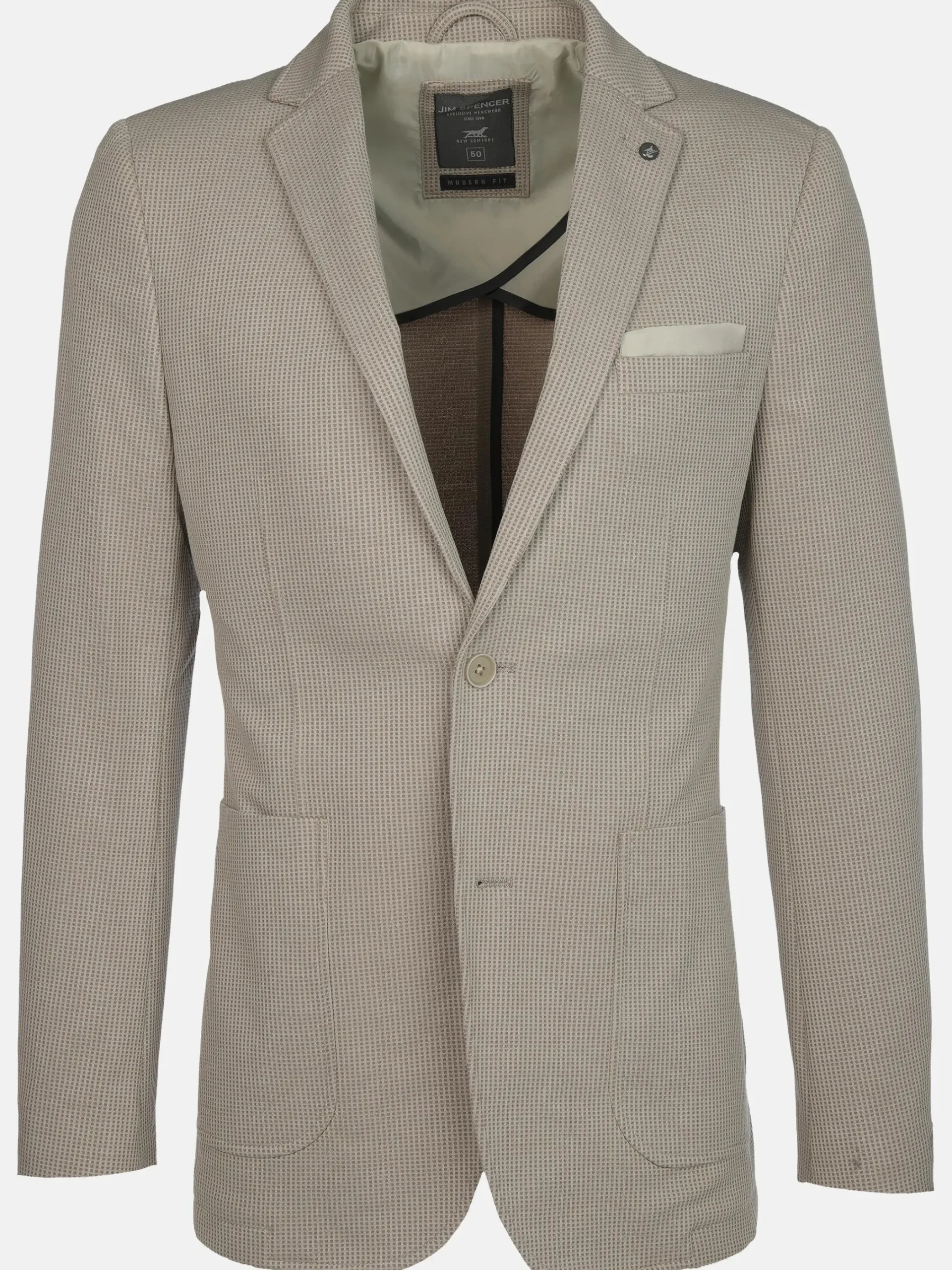 Herren Jim Spencer Herren Jerseysakko in Waffeloptik