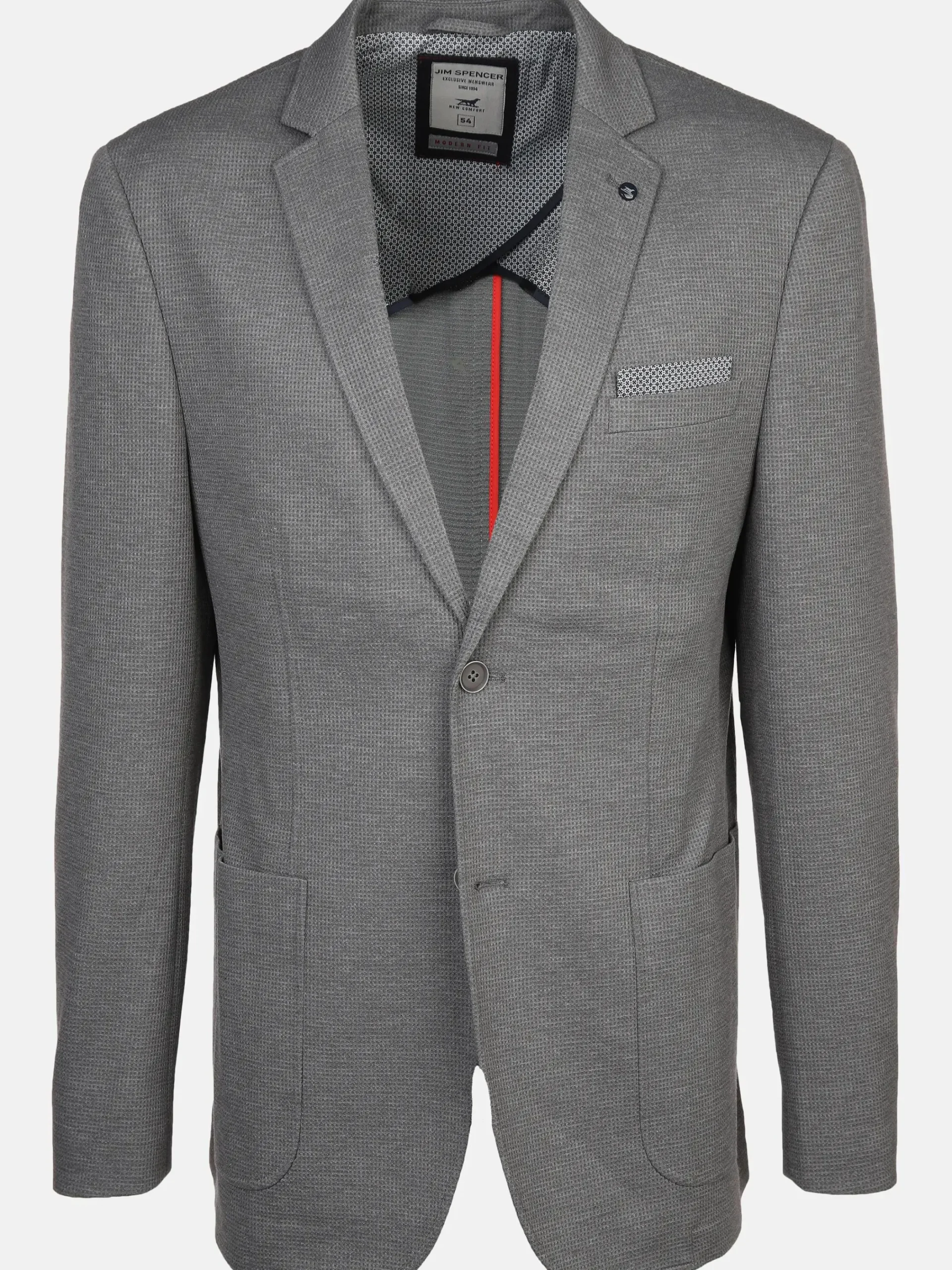 Herren Jim Spencer Herren Jerseysakko in Waffeloptik