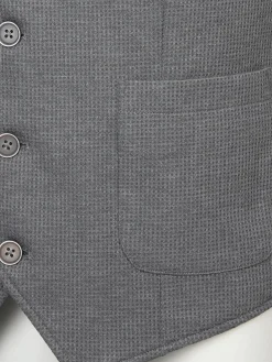 Herren Jim Spencer Herren Jerseyweste in Waffelstruktur