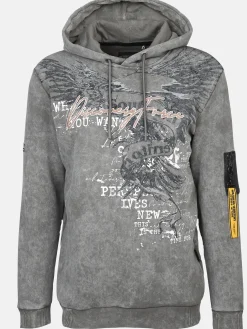 Herren Southern Territory Herren Kapuzensweatshirt mit Print und Schrift