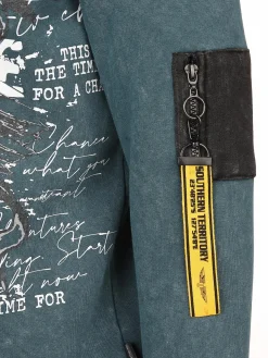 Herren Southern Territory Herren Kapuzensweatshirt mit Print und Schrift