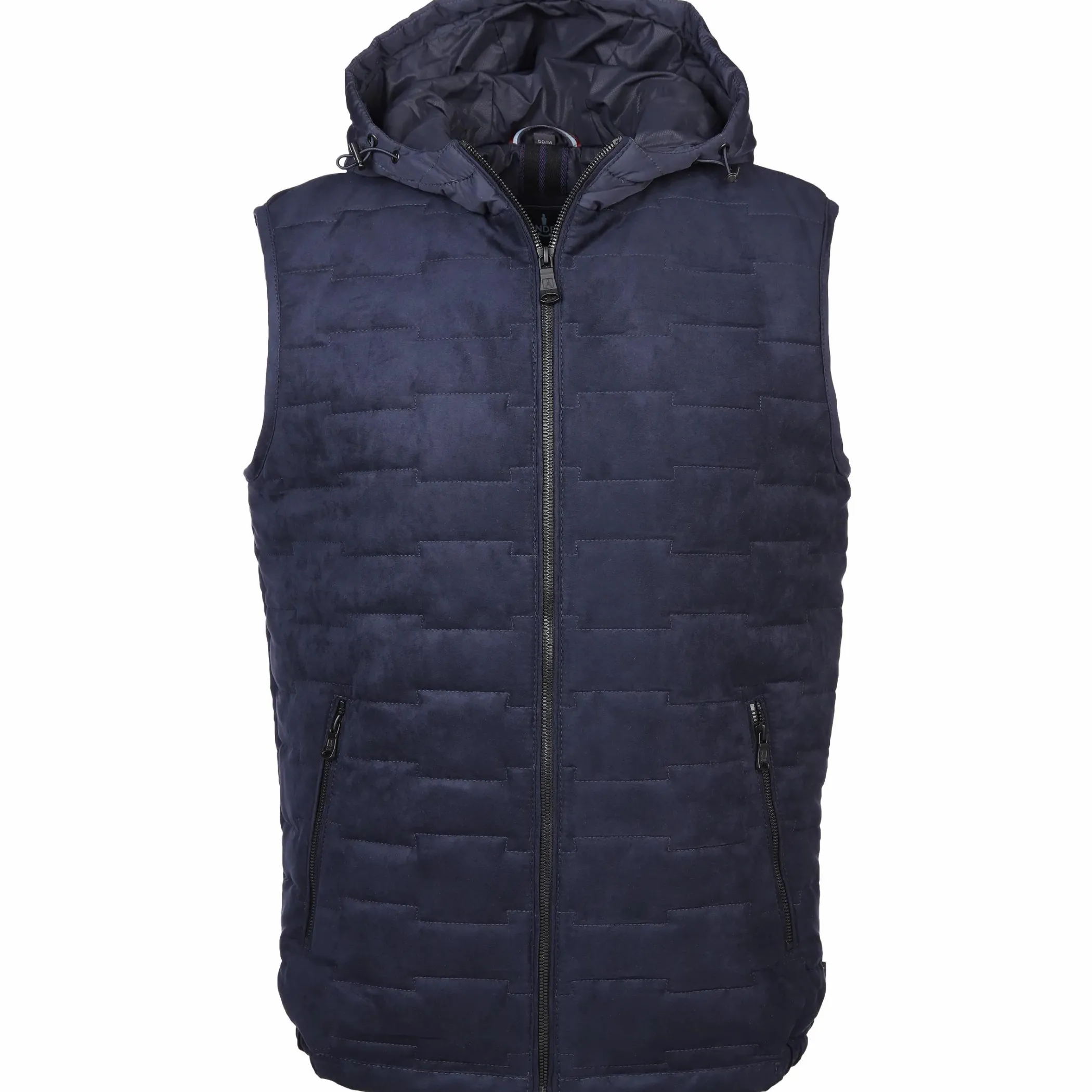 Herren Jim Spencer Herren Kapuzenweste aus Velour