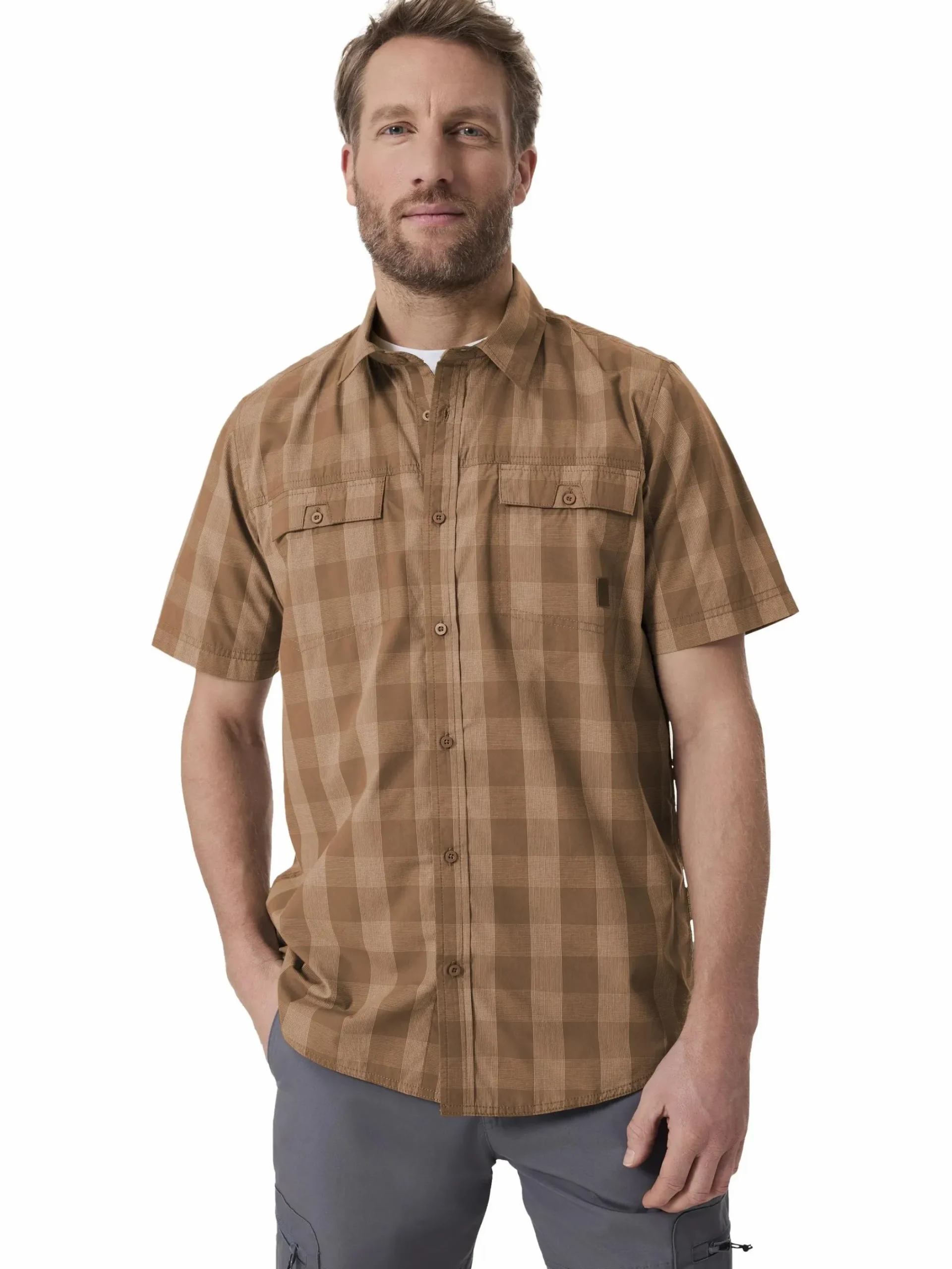 Herren HERO by John Medoox Herren Kurzarmhemd