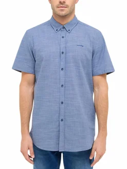 Herren Mustang Herren Kurzarmhemd