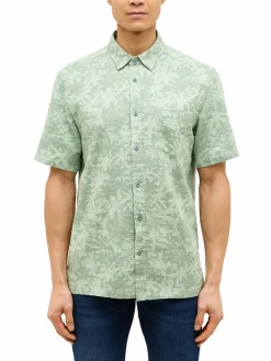 Herren Mustang Herren Kurzarmhemd