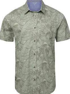 Herren HERO by John Medoox Herren Kurzarmhemd mit Allover Print