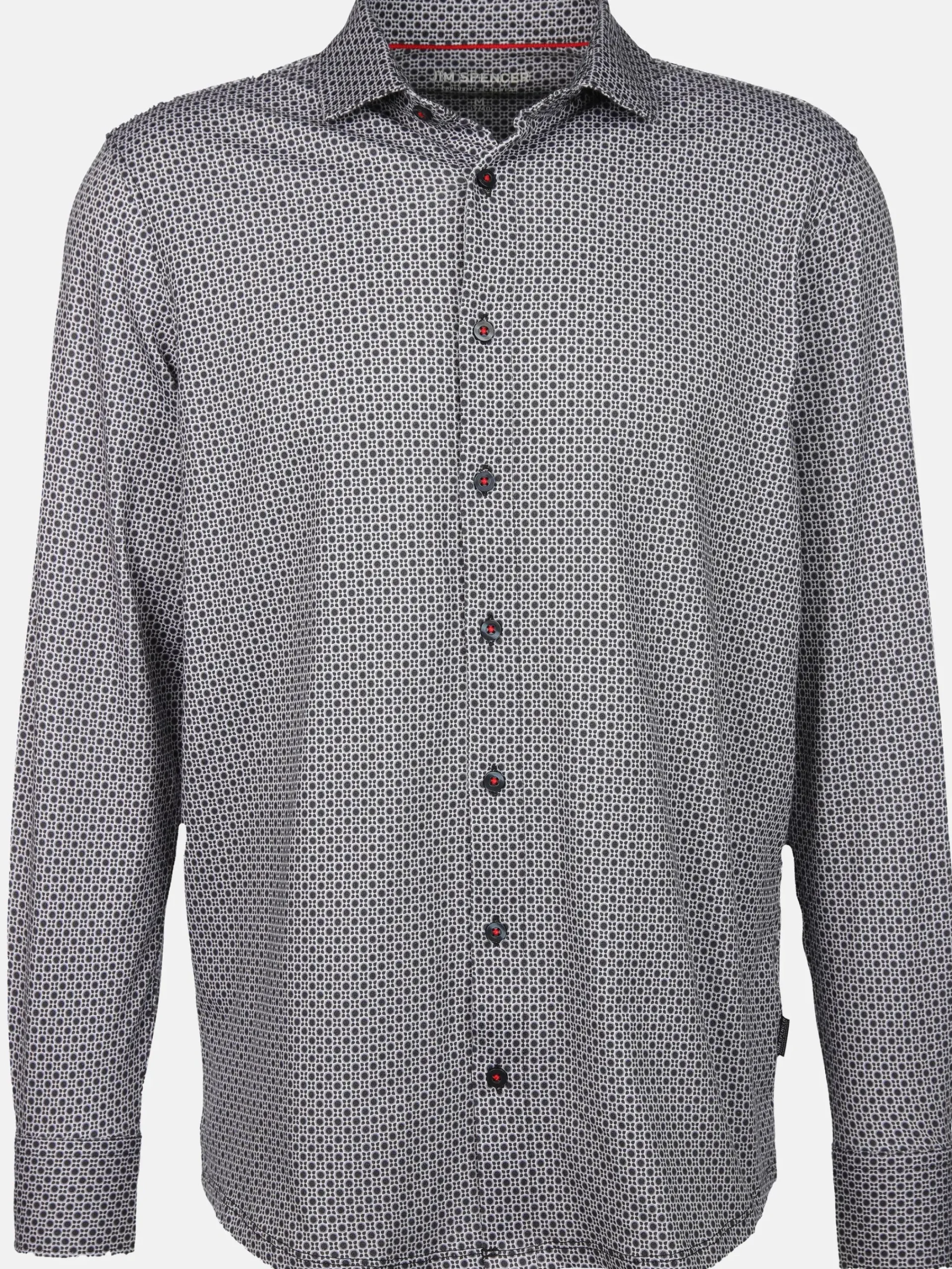 Herren Jim Spencer Herren Langarm Jerseyhemd