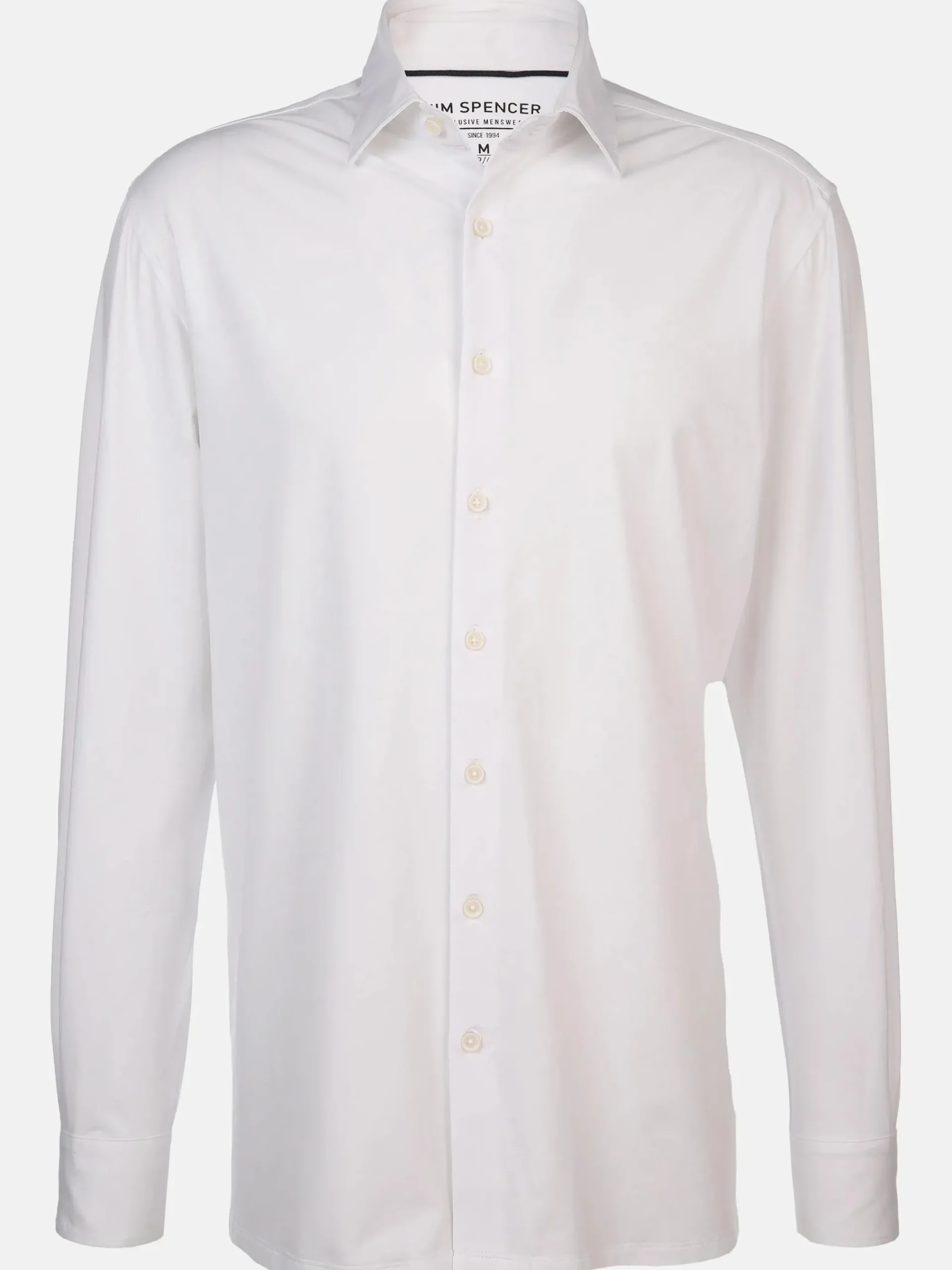 Herren Jim Spencer Herren Langarm Jerseyhemd