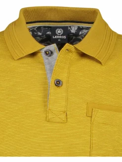 Herren Lerros Herren langarm Polohemd