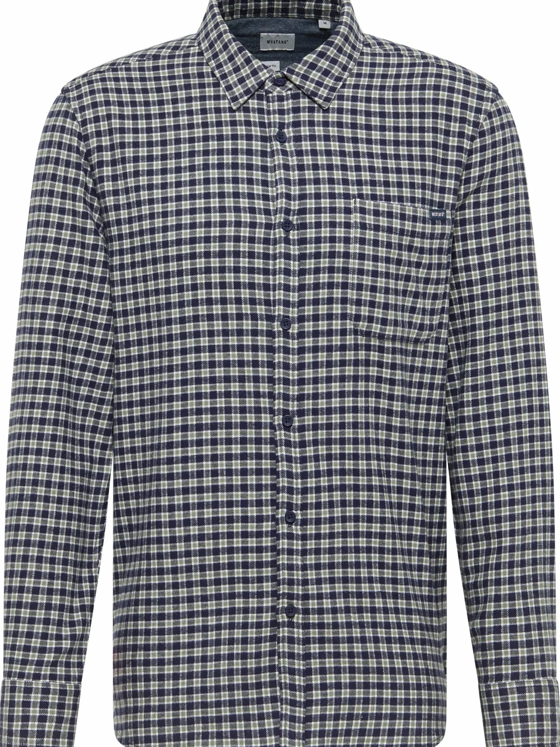 Herren Mustang Herren Langarmhemd
