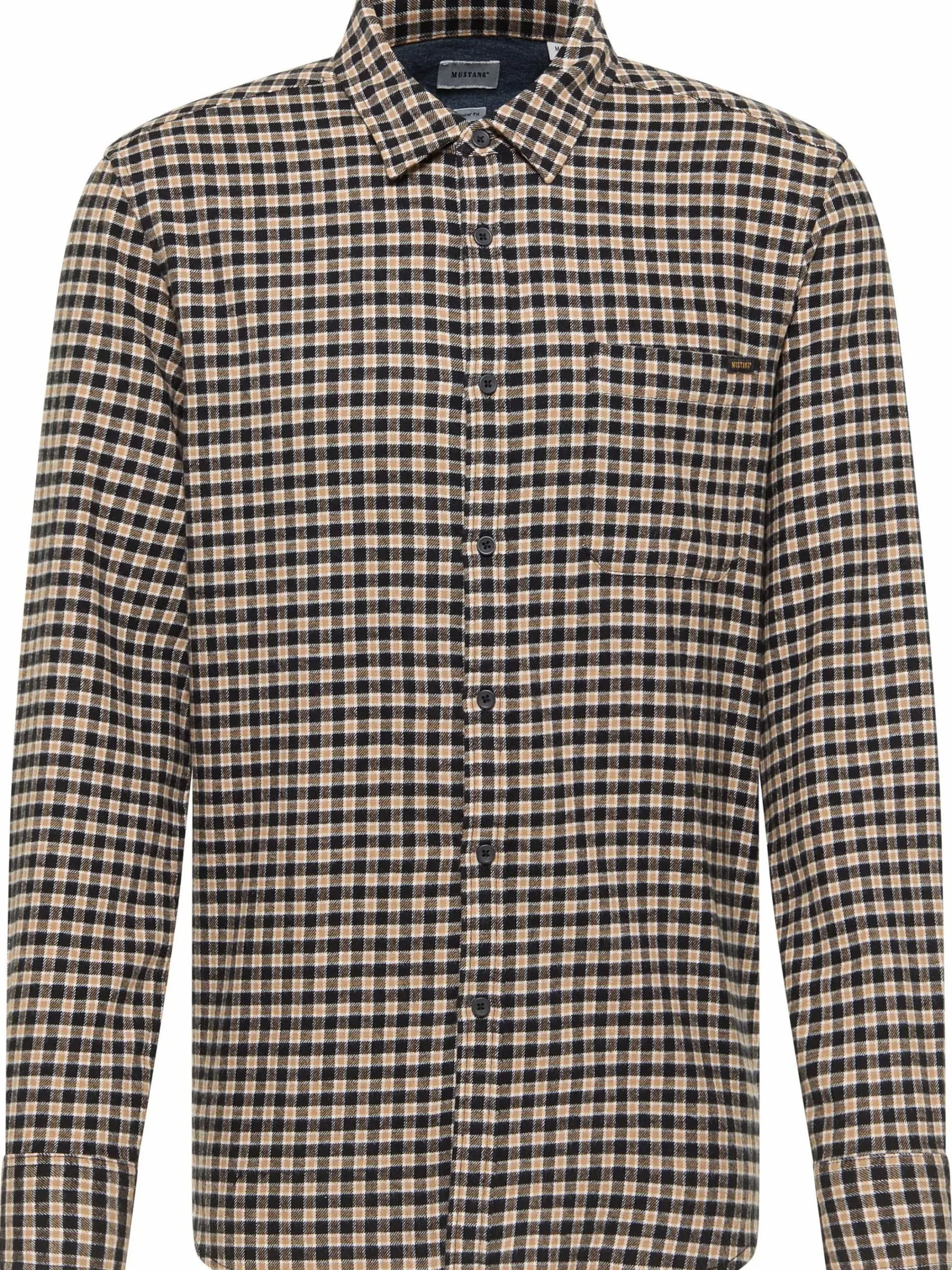 Herren Mustang Herren Langarmhemd