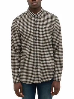 Herren Mustang Herren Langarmhemd