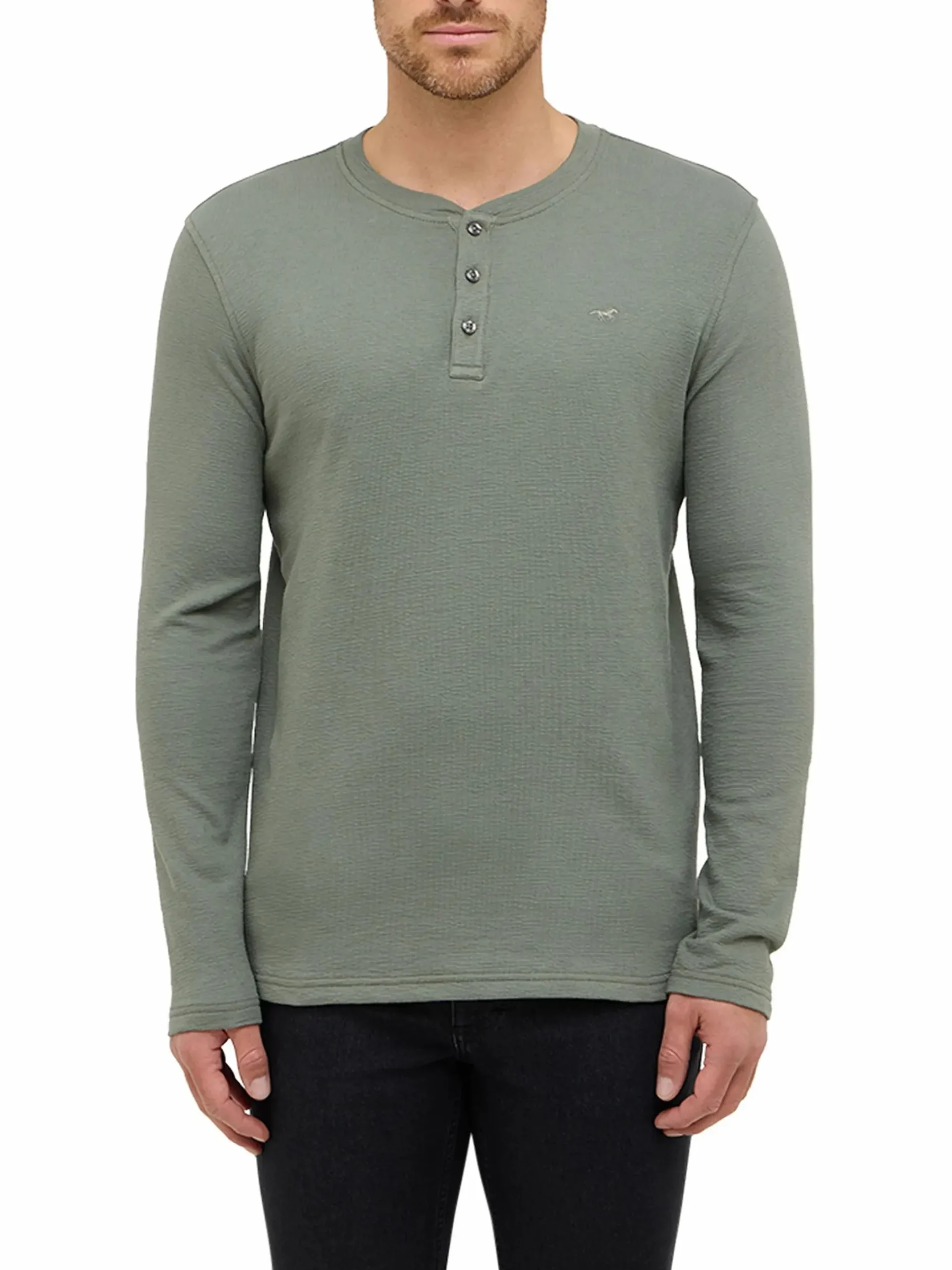 Herren Mustang Herren Langarmshirt