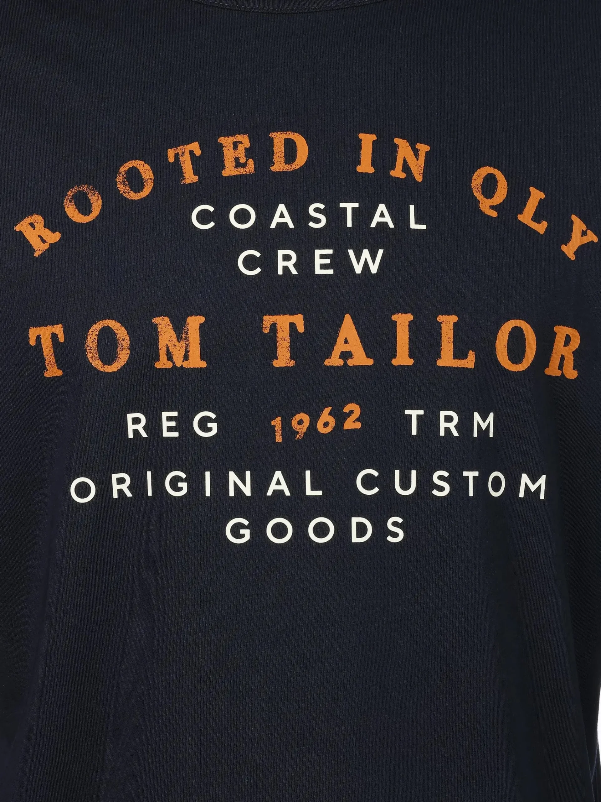 Herren Tom Tailor Herren Langarmshirt mit Frontprint