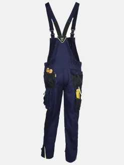 Herren Worker Herren Latz-Arbeitshose mit Neondetails