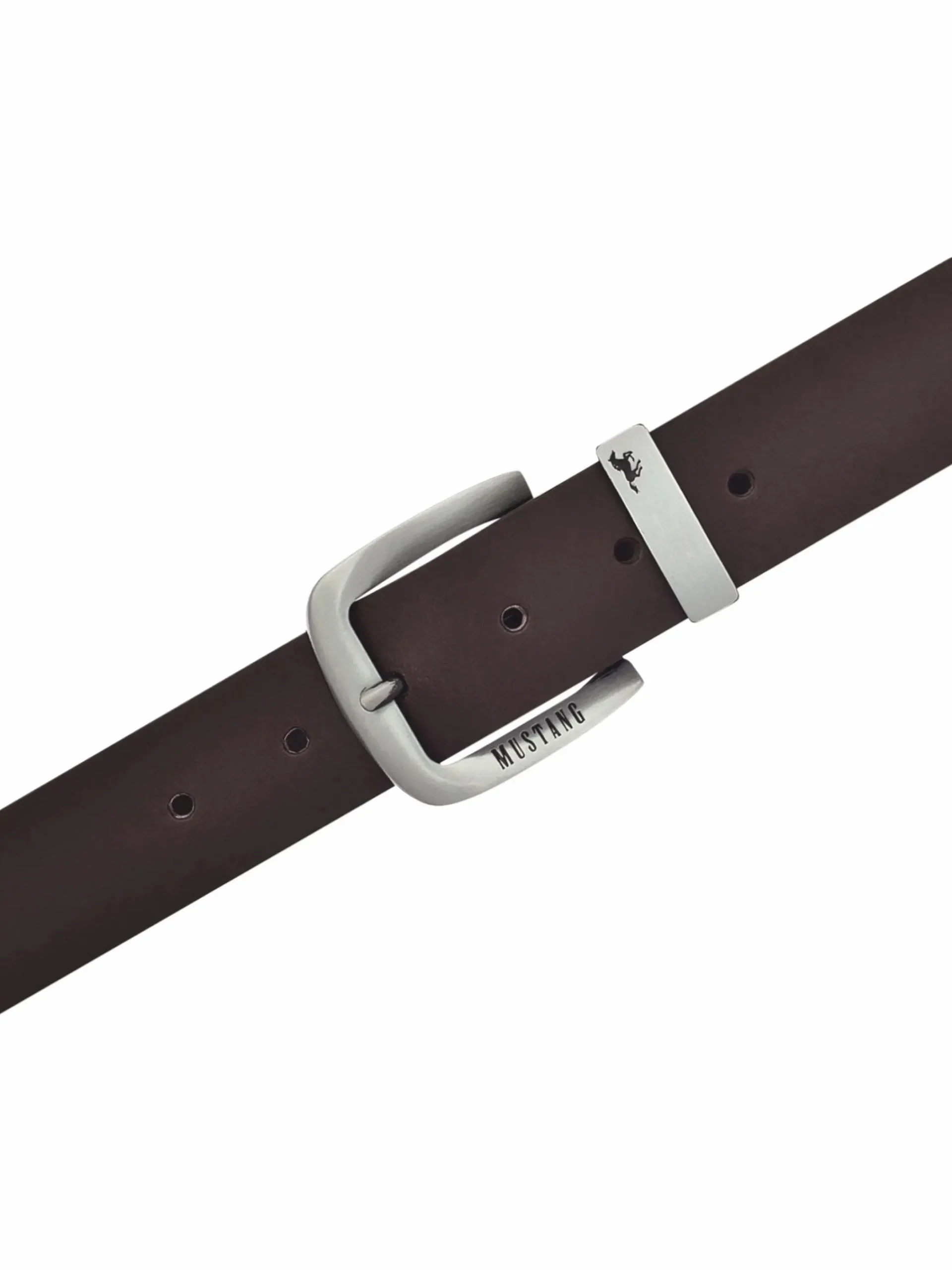 Herren Mustang Herren Ledergürtel mit Logo