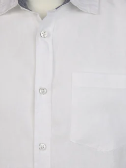 Herren Jim Spencer Herren Leinenhemd mit krempelbarem Ärmel