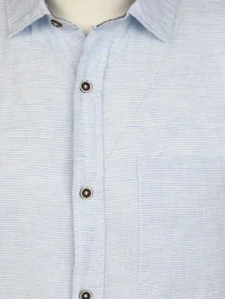 Herren Jim Spencer Herren Leinenhemd mit krempelbarem Ärmel