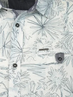 Herren Jim Spencer Herren Leinenhemd mit Brusttasche