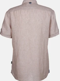 Herren Jim Spencer Herren Leinenhemd mit Brusttasche