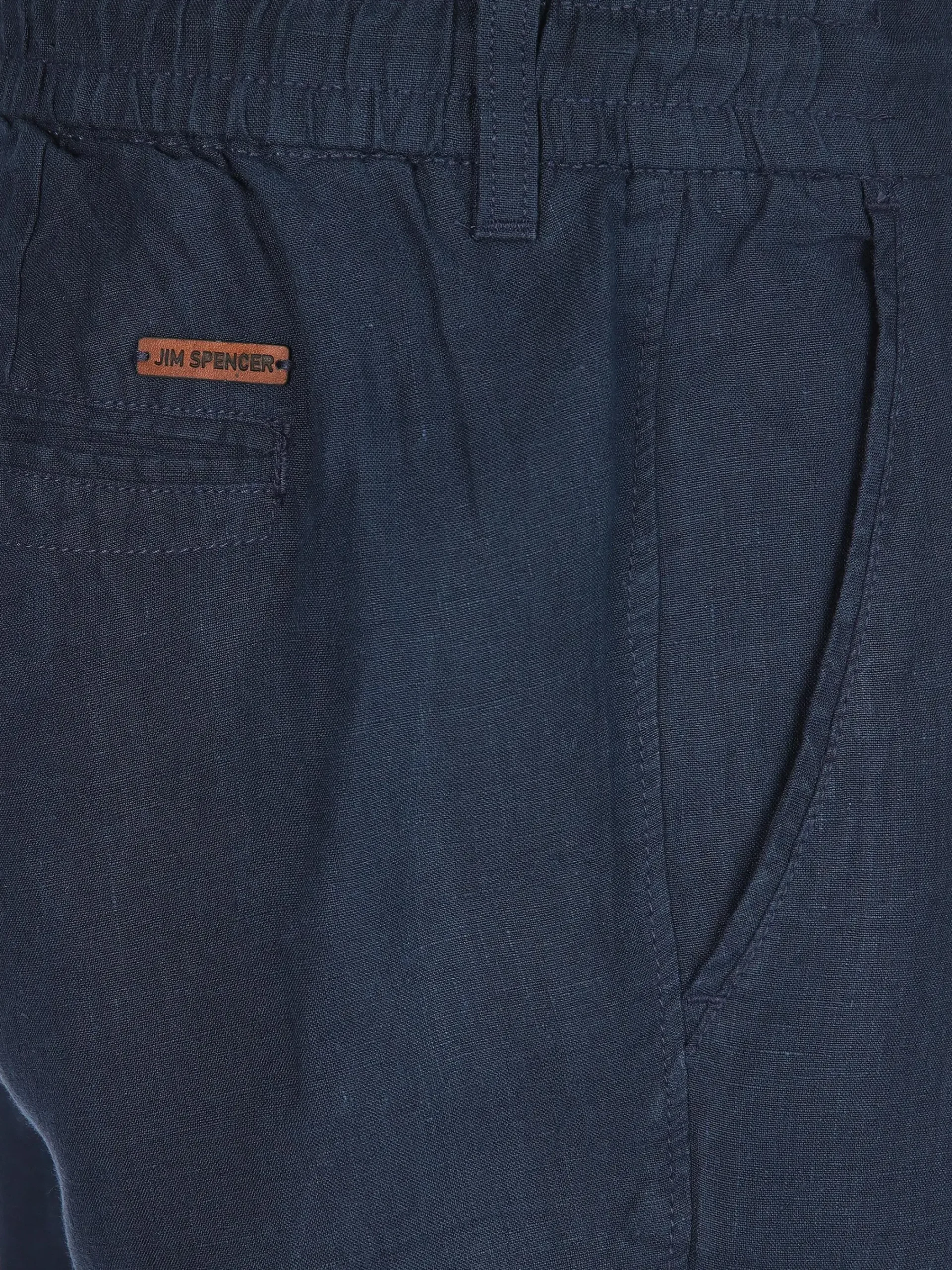Herren Jim Spencer Herren Leinenhose mit Schlupfbund