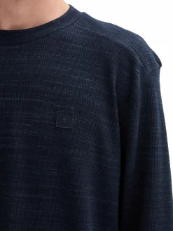 Herren Tom Tailor Herren Longsleeve mit Struktur