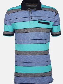 Herren Jim Spencer Herren Poloshirt im Streifenlook