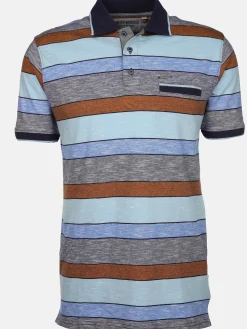 Herren Jim Spencer Herren Poloshirt im Streifenlook