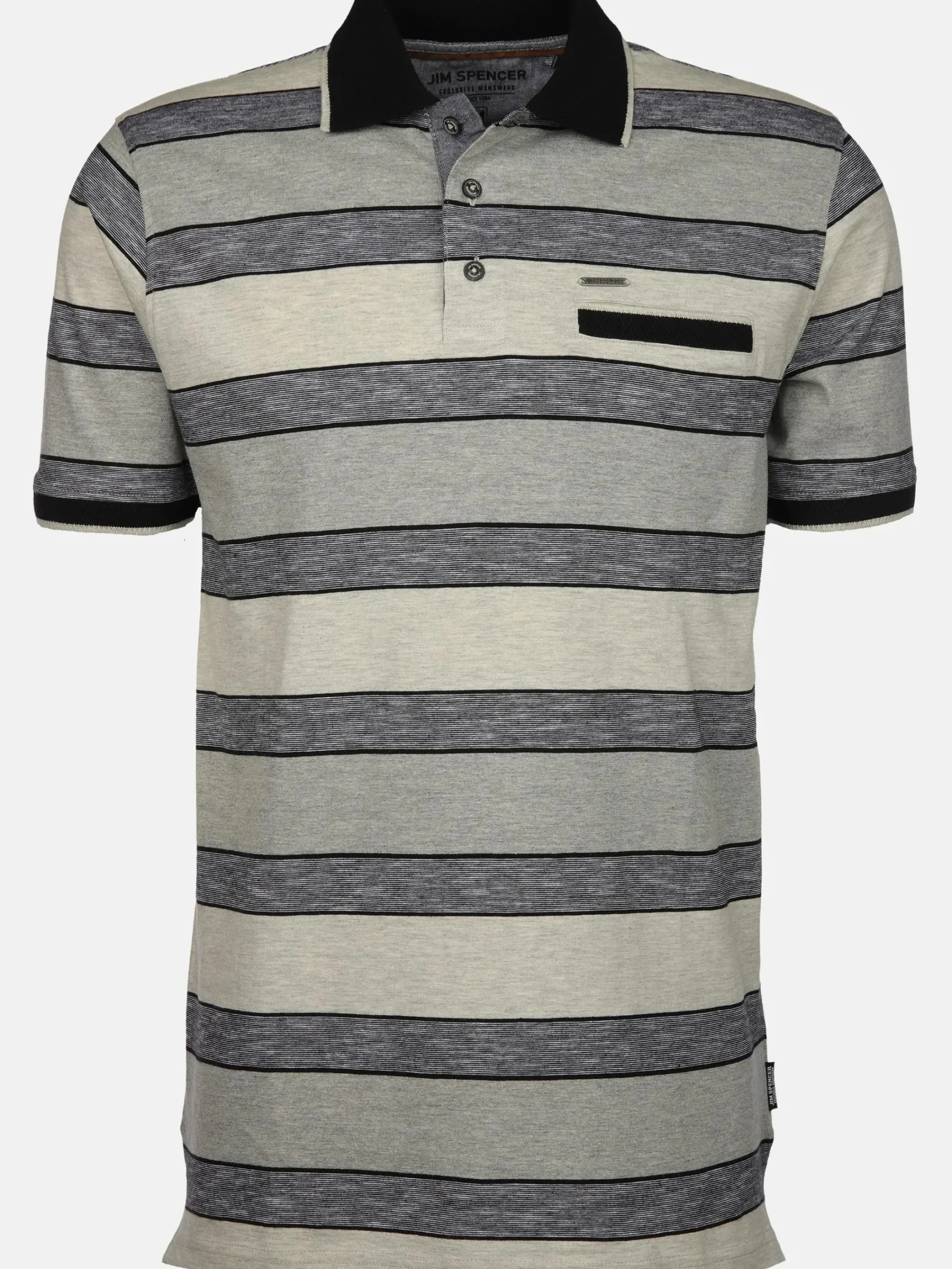 Herren Jim Spencer Herren Poloshirt im Streifenlook
