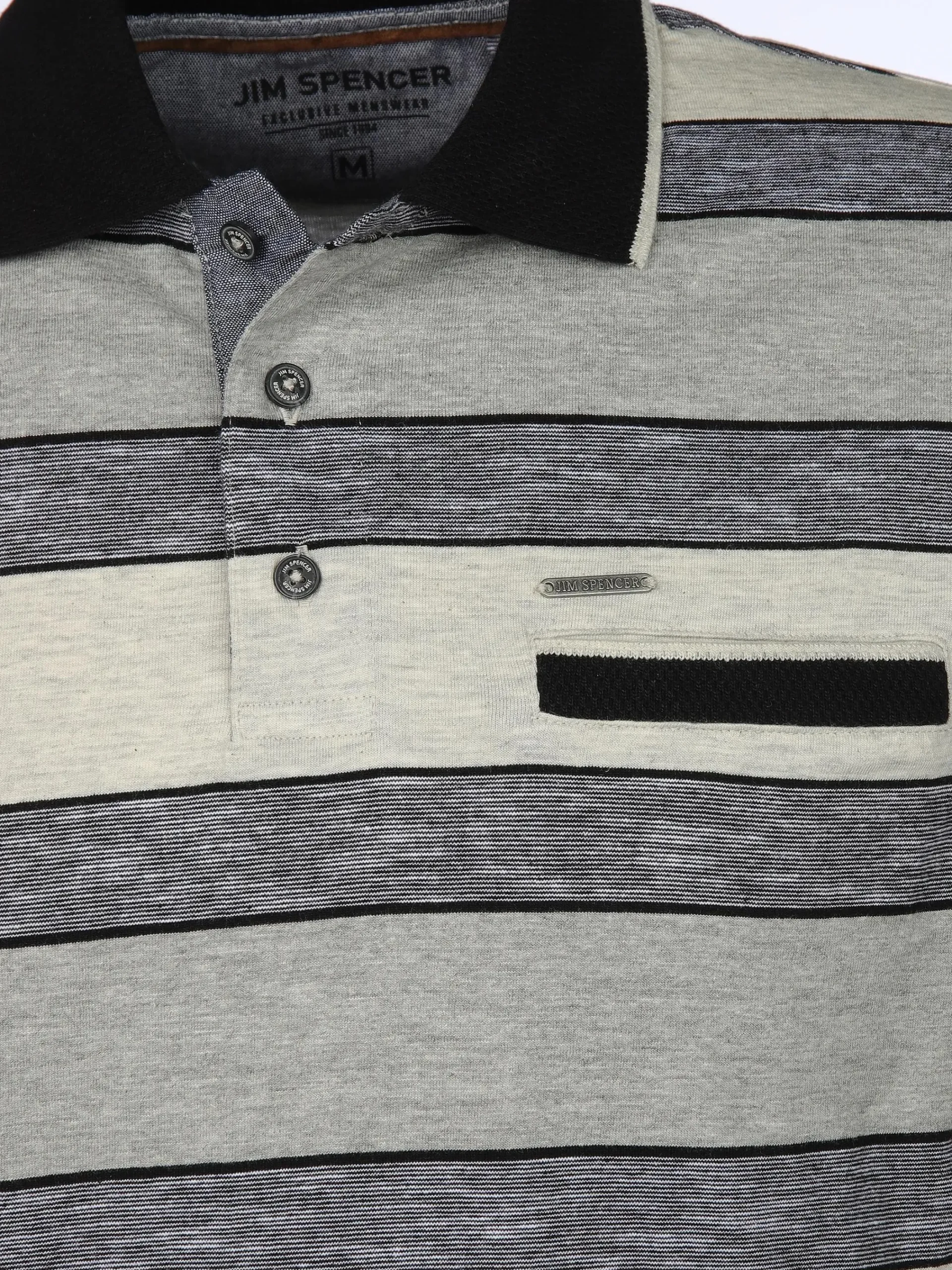 Herren Jim Spencer Herren Poloshirt im Streifenlook