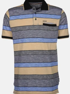 Herren Jim Spencer Herren Poloshirt im Streifenlook