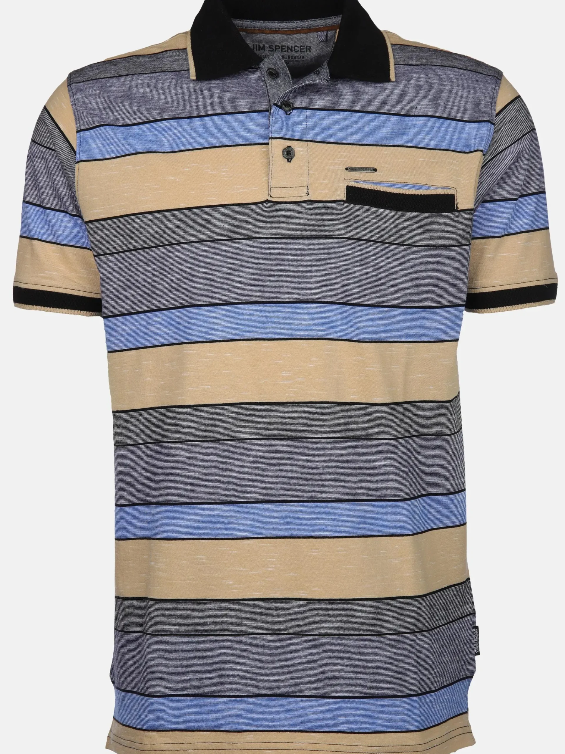 Herren Jim Spencer Herren Poloshirt im Streifenlook