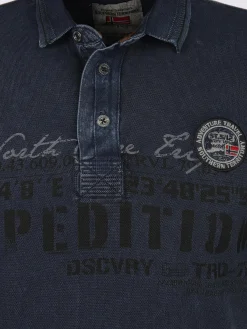 Herren Southern Territory Herren Poloshirt im Used Look