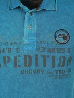 Herren Southern Territory Herren Poloshirt im Used Look