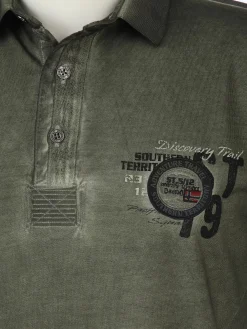 Herren Southern Territory Herren Poloshirt im Used Look
