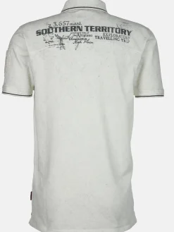 Herren Southern Territory Herren Poloshirt im Used Look