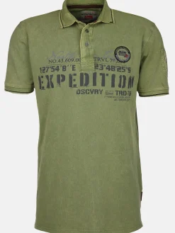 Herren Southern Territory Herren Poloshirt im Used Look
