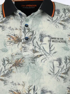 Herren Jim Spencer Herren Poloshirt mit Alloverprint