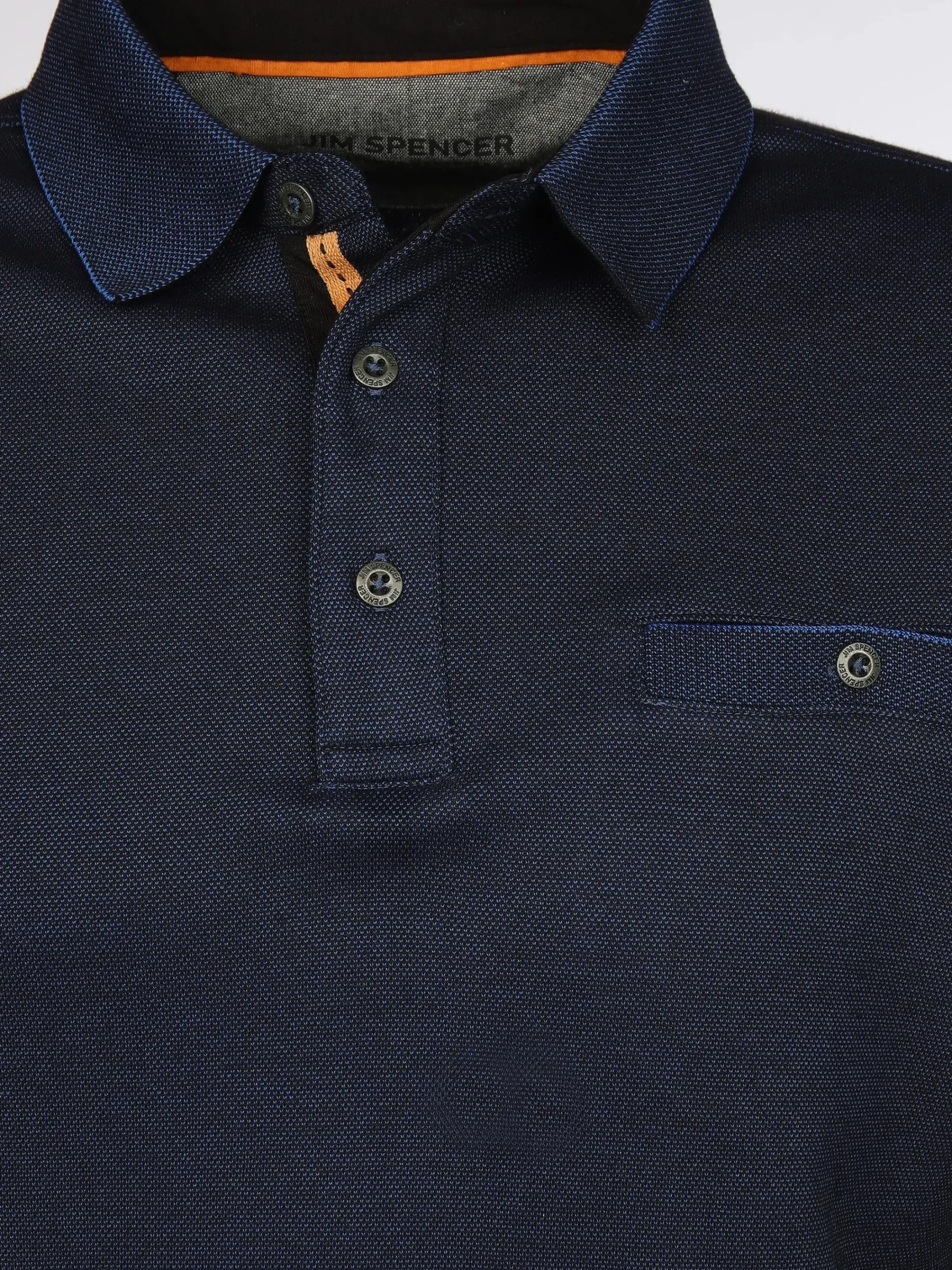 Herren Jim Spencer Herren Poloshirt mit Brusttasche