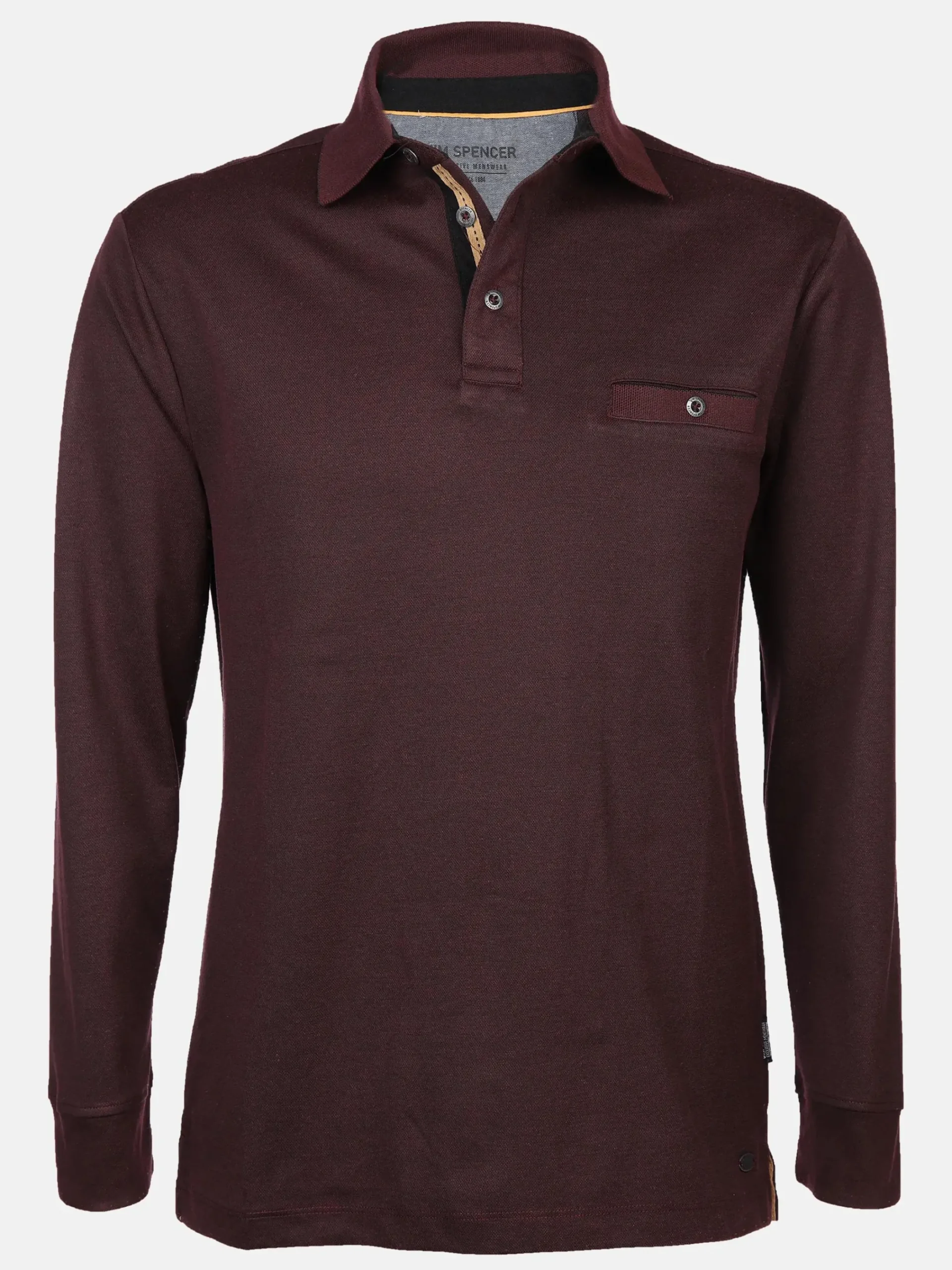 Herren Jim Spencer Herren Poloshirt mit Brusttasche