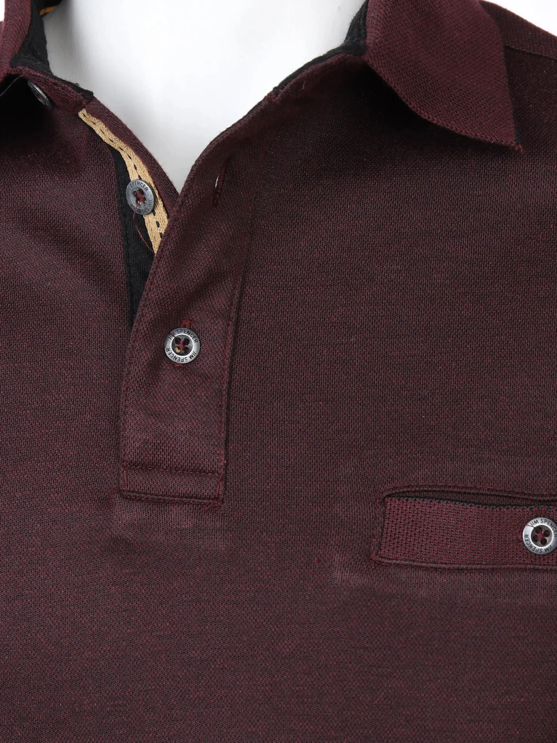 Herren Jim Spencer Herren Poloshirt mit Brusttasche