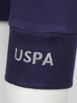 Herren U.S. Polo Assn. Herren Poloshirt mit langem Arm